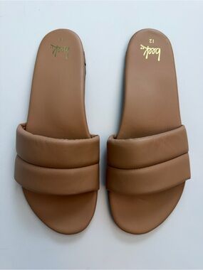Beek Sugarbird Leather Slide, fit like a 9